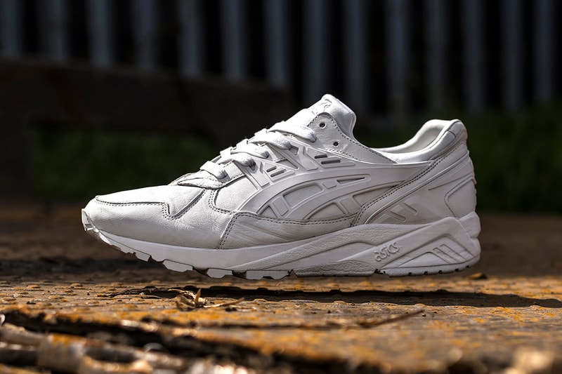size? x ASICS GEL-Kayano in White Italian Leather