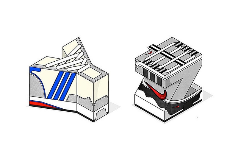 Andre Momo Illustrates Iconic Sneaker in Alphabet