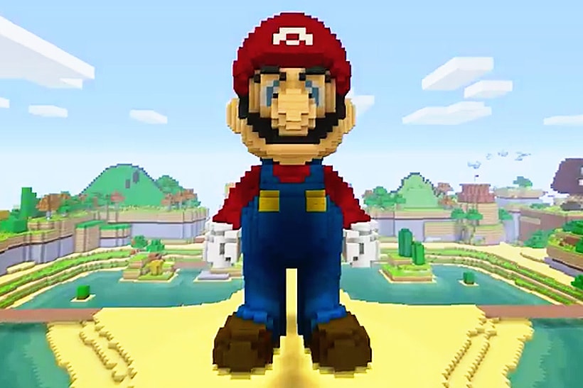 Super Mario Minecraft Wii U Pack Hypebeast Super Mario Minecraft Wii U Pack Hypebeast
