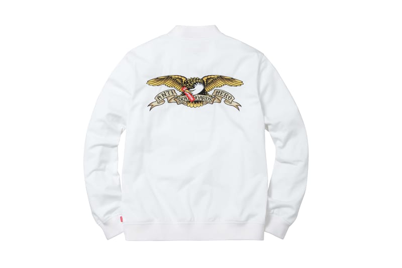 supreme x anti hero hoodie