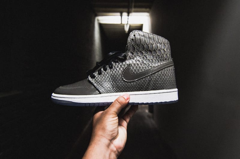 This Custom Air Jordan 1 Is Detailed With Python, Patent Leather & 3M Reflective