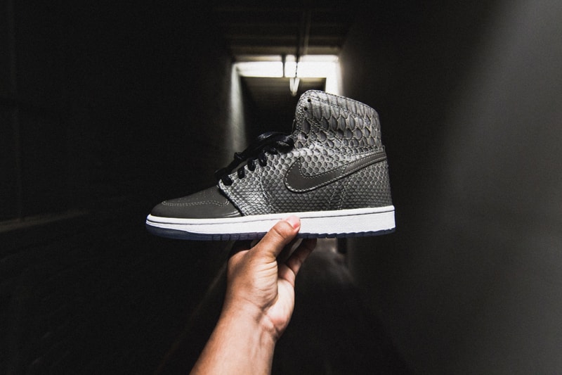 The Shoe Surgeon Custom Air Jordan 1 Python Patent Leather 3M