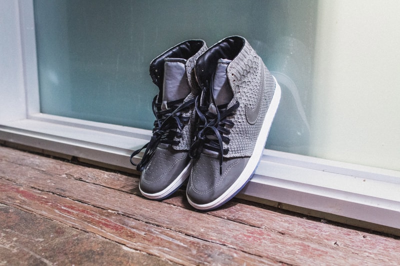 The Shoe Surgeon Custom Air Jordan 1 Python Patent Leather 3M
