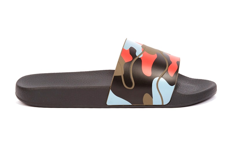 Valentino Camouflage Slide Sandal