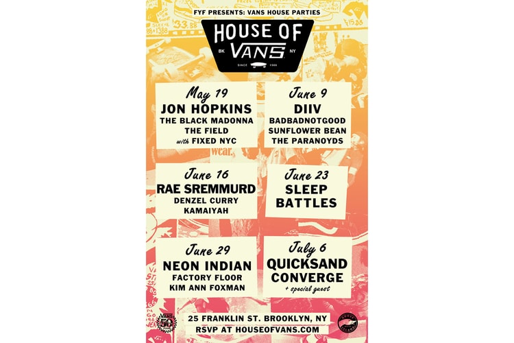 Vans Announces the Return of the Vans House Parties