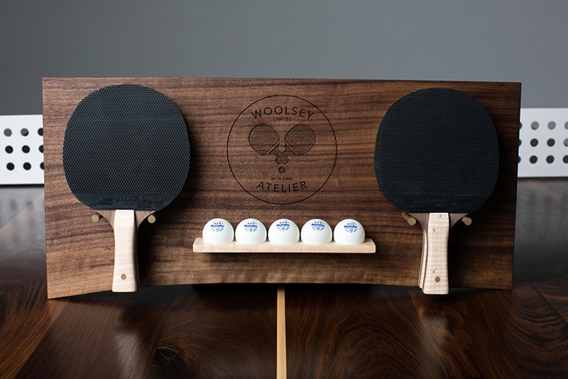 Solid Walnut Ping Pong Table — Sean Woolsey Studio