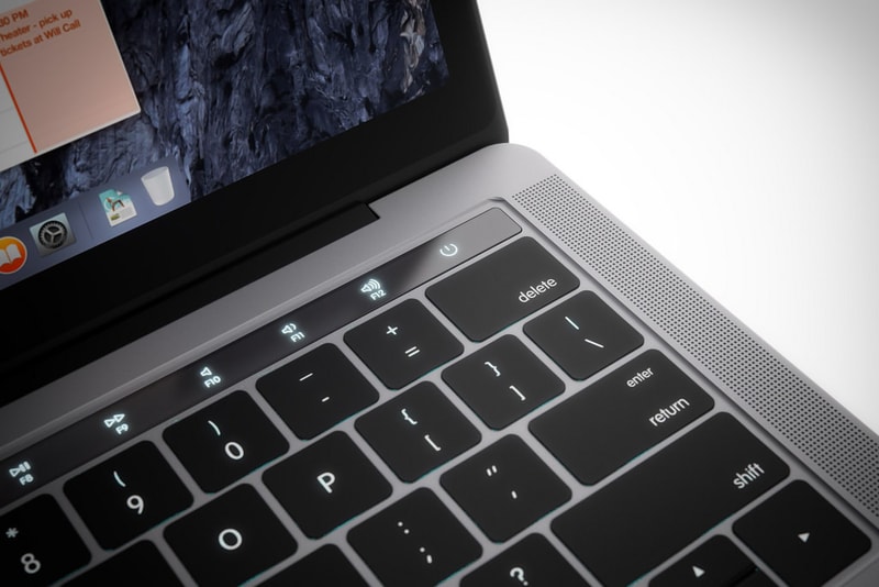 3D Renders of the 2016 Apple MacBook OLED Panel