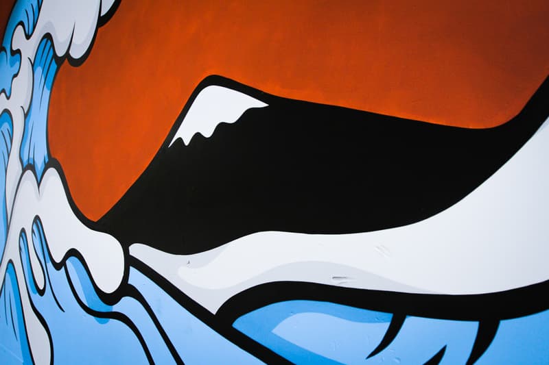 Aaron Kai Mural at The Hundreds Warehouse