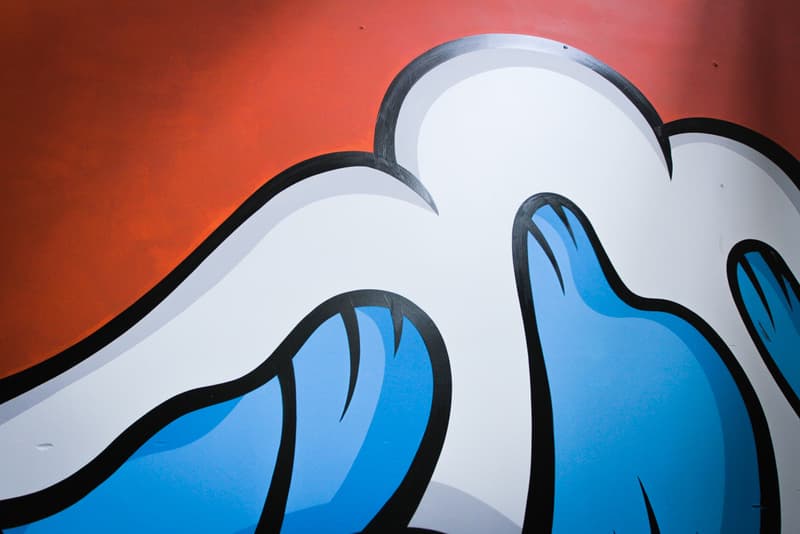 Aaron Kai Mural at The Hundreds Warehouse