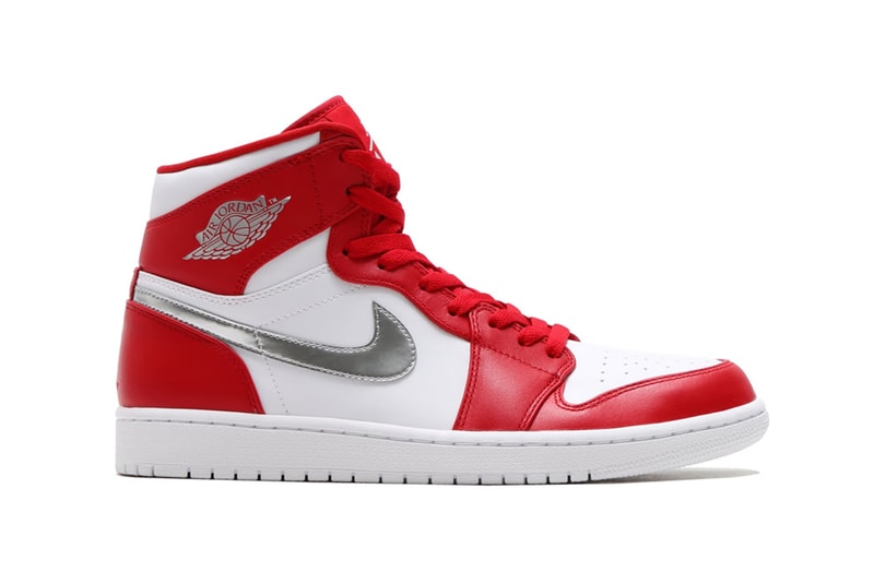 Air Jordan 1 High Gym Red/Metallic Silver-White