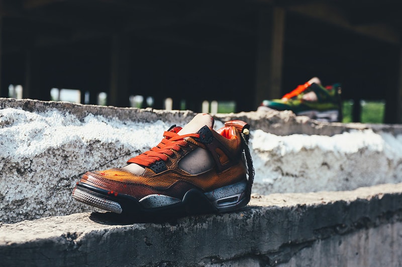 400ml Custom Air Jordan 4 Warcraft Sneaker