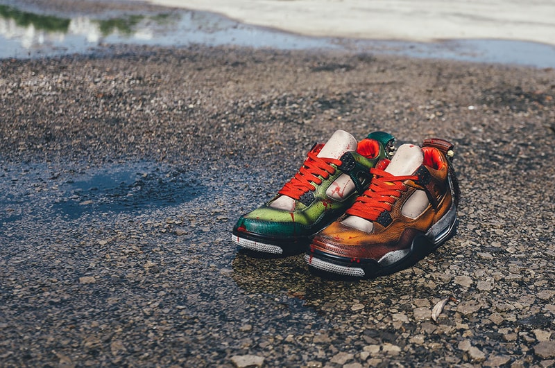 400ml Custom Air Jordan 4 Warcraft Sneaker