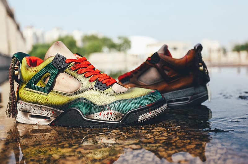 custom painted jordan 4