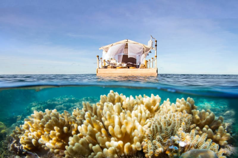 Here's a Rare Chance to Spend a Night on a Floating Home on the Great Barrier Reef