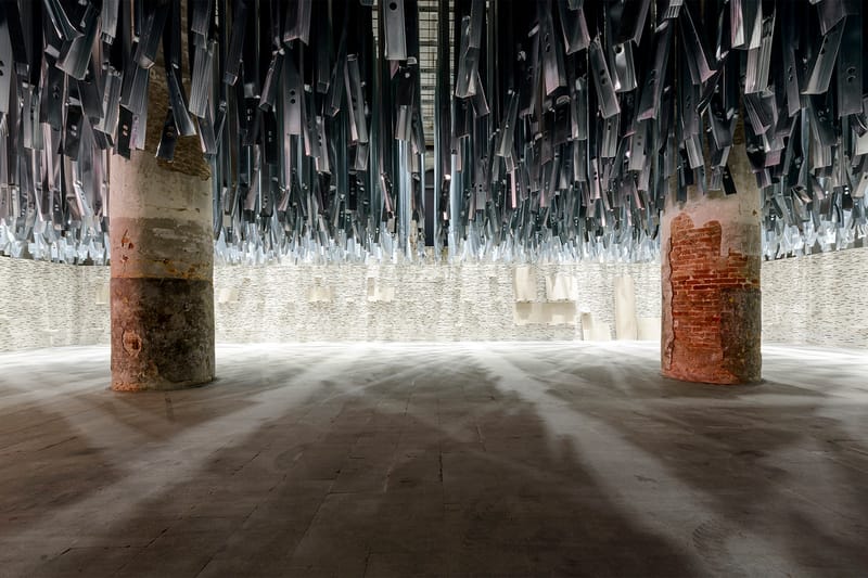 Alejandro Aravena Decorates the Giardini and Arsenale's Foyers With 100 Tons of Trash