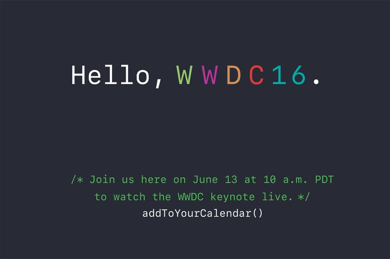 Apple to Live Stream WWDC Keynote on June 13