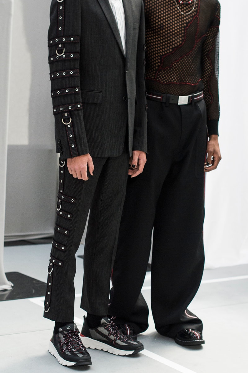 Backstage at Dior Homme 2017 Spring/Summer Show