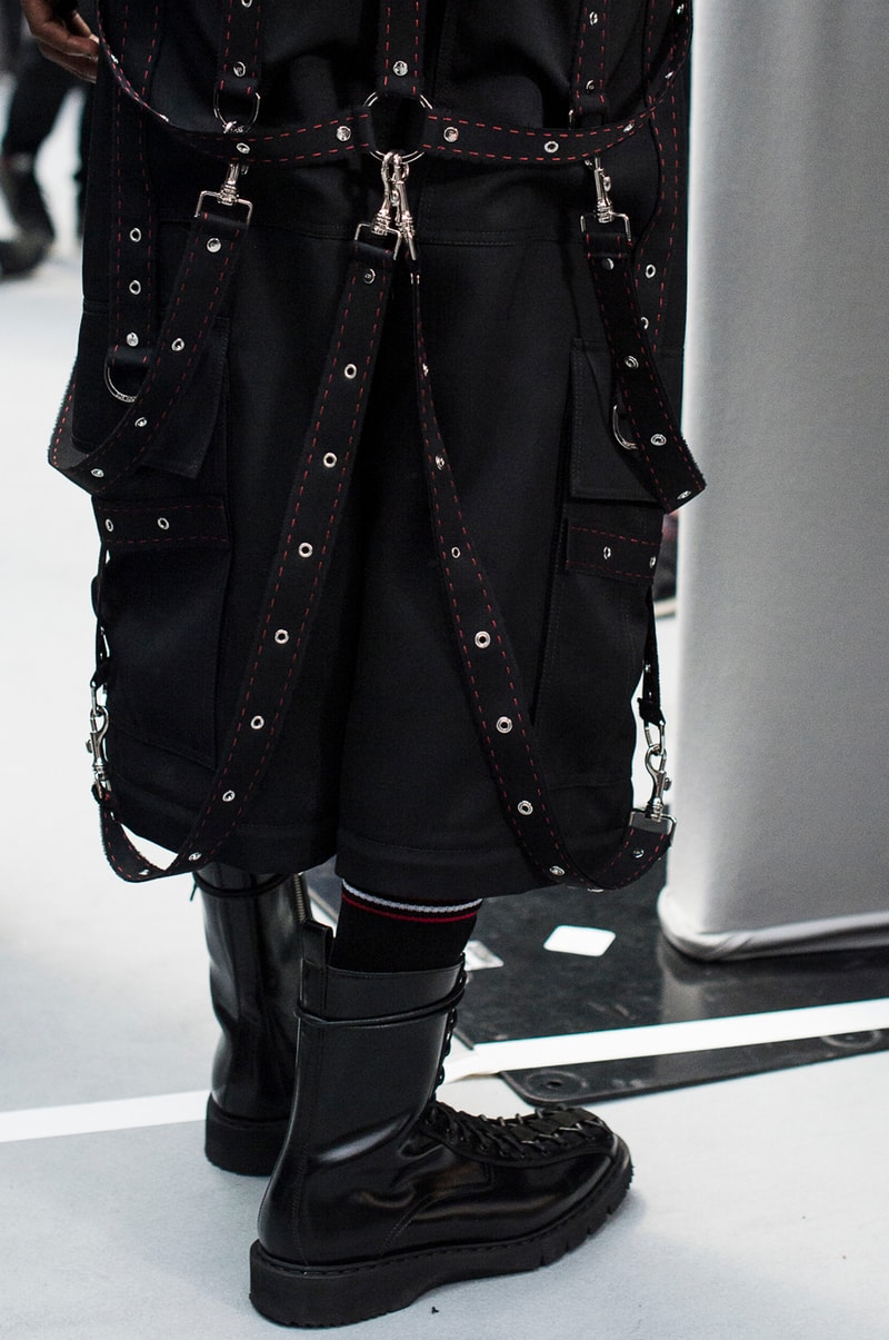 Backstage at Dior Homme 2017 Spring/Summer Show