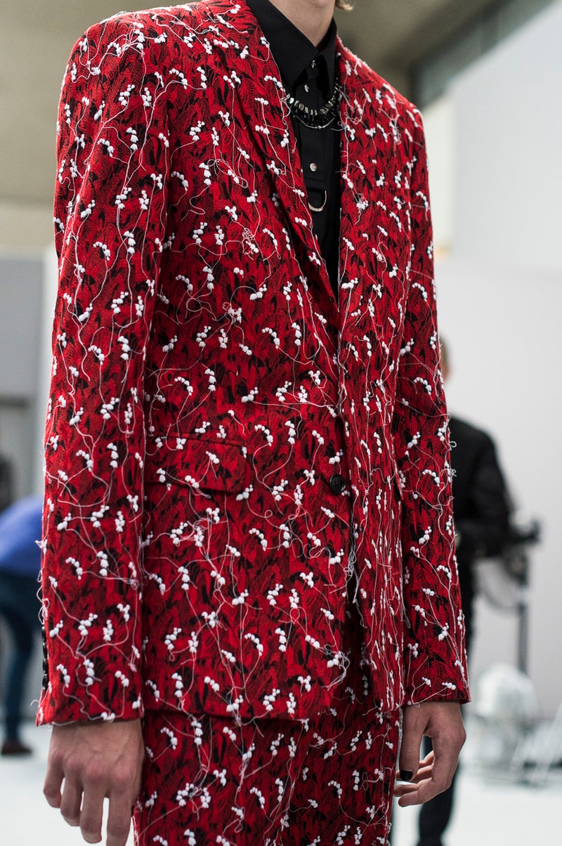 Backstage at Dior Homme 2017 Spring/Summer Show