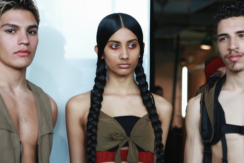 Backstage at Nasir Mazhar 2017 Spring/Summer Collection