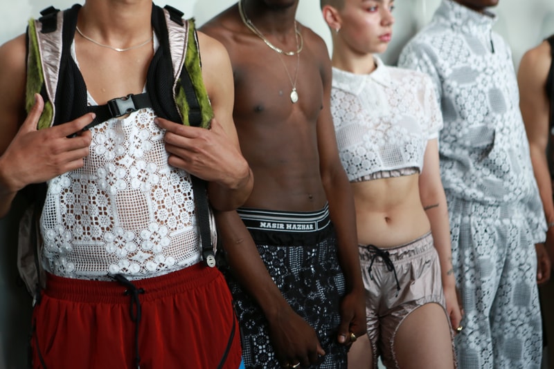 Backstage at Nasir Mazhar 2017 Spring/Summer Collection