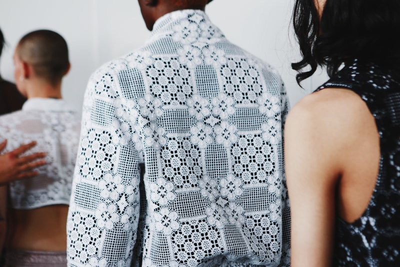 Backstage at Nasir Mazhar 2017 Spring/Summer Collection