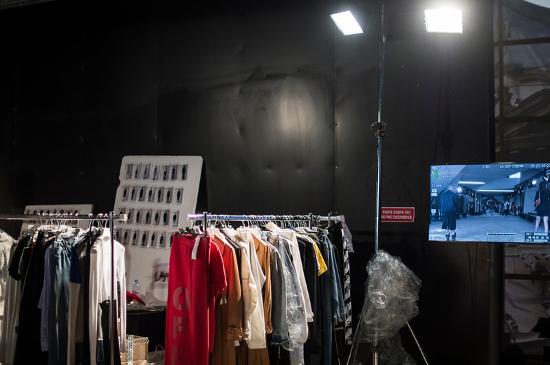 Backstage at OFF-WHITE 2017 Spring/Summer Show