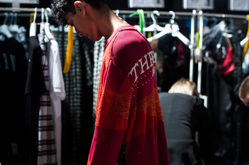 Backstage at OFF-WHITE 2017 Spring/Summer Show