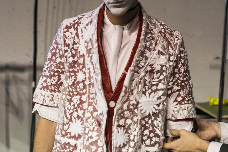 Backstage Thom Browne 2017 Spring/Summer Collection Paris Fashion Week