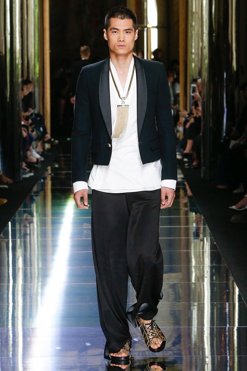 Balmain Spring Summer 2017 Menswear Collection