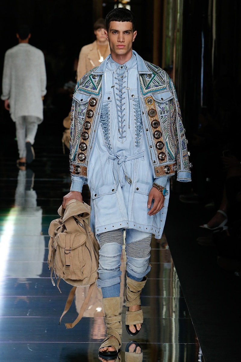 Balmain Spring Summer 2017 Menswear Collection