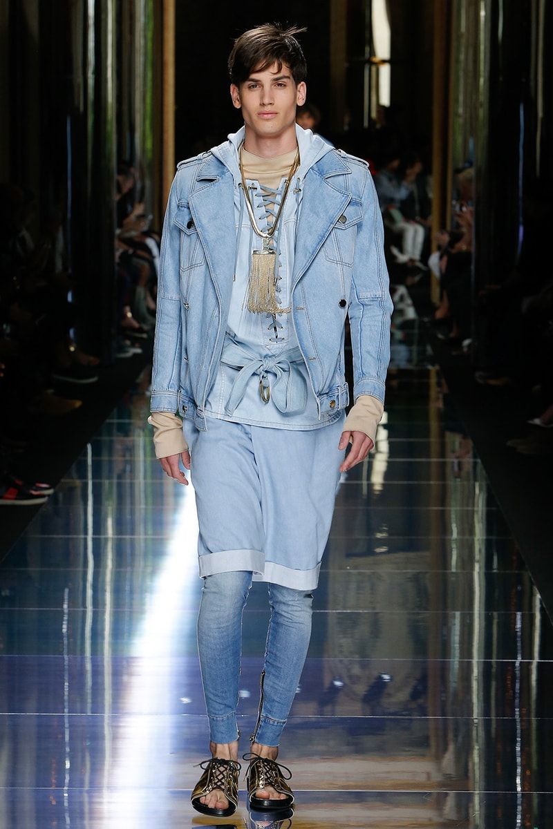Balmain Spring Summer 2017 Menswear Collection