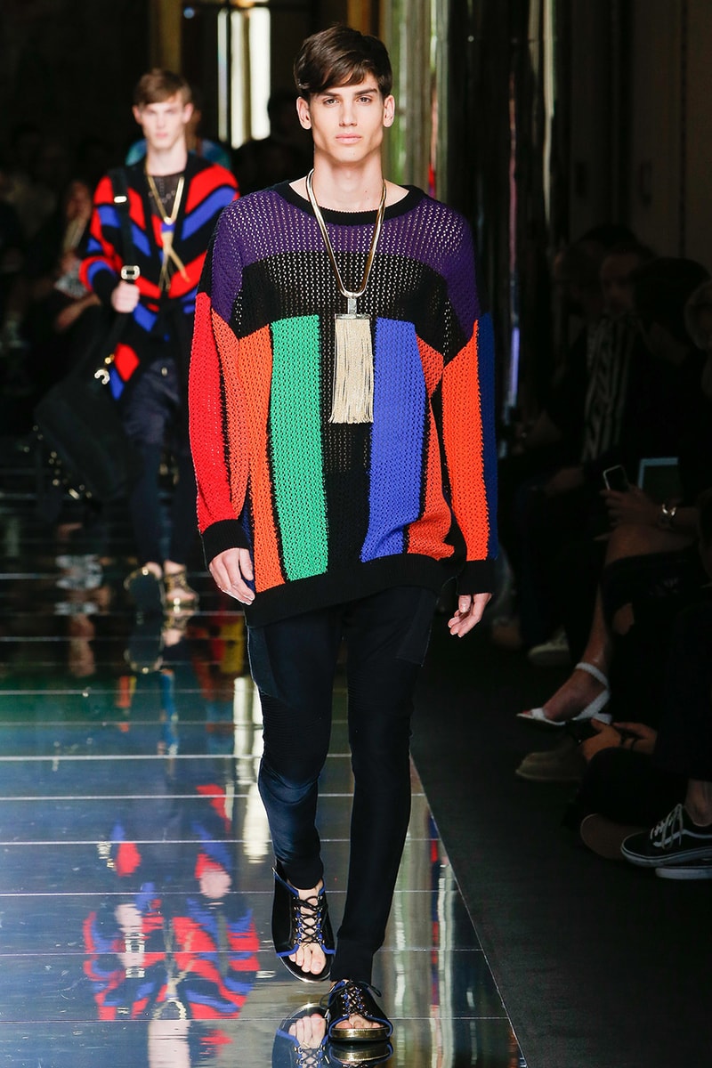 Balmain Spring Summer 2017 Menswear Collection