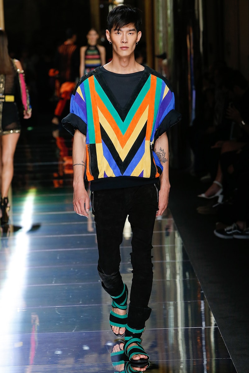 Balmain Spring Summer 2017 Menswear Collection