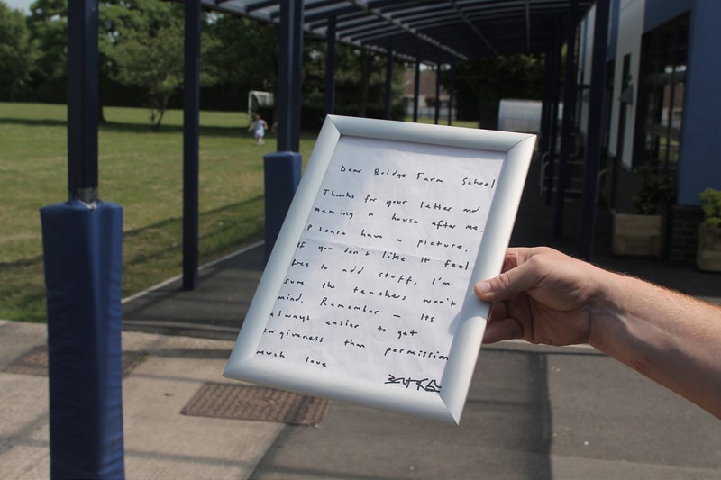 Banksy Expresses His Gratitude to a School in Bristol