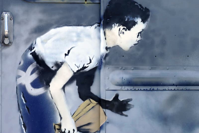 Banksys Famous Graffiti Van Auctions This June