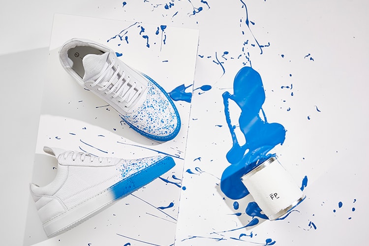 Beaker Gives Filling Pieces' Signature Low-Top the Splatter Treatment