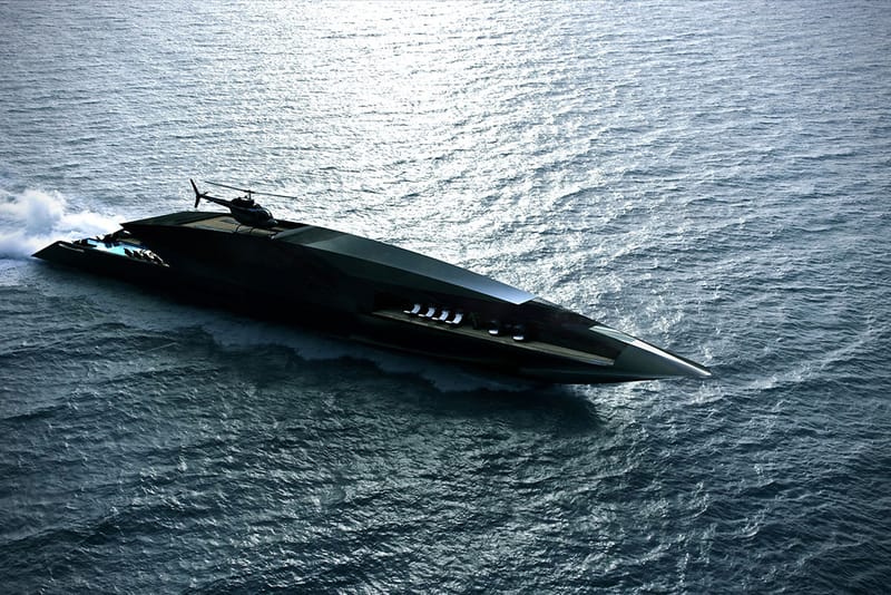 Live out Your James Bond Fantasies Aboard the Black Swan Superyacht