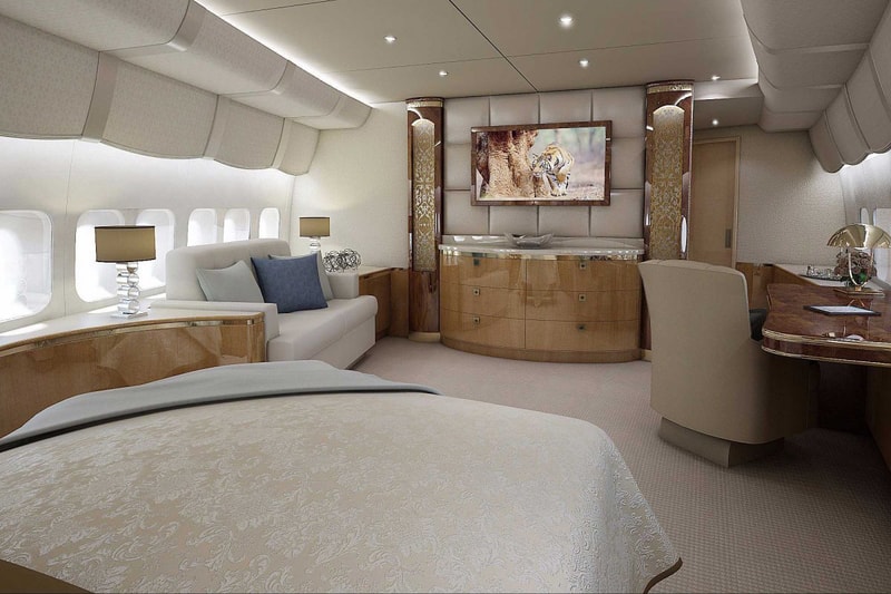 Boeing 747 VIP Private Jet Interior Photos