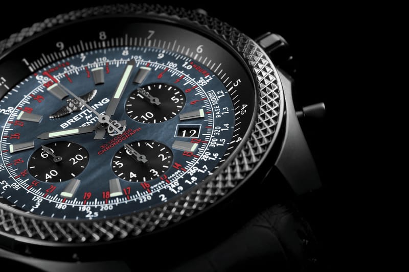 The Breitling for Bentley B06 Midnight Carbon Watch Surpasses the Conventional Tachymeter