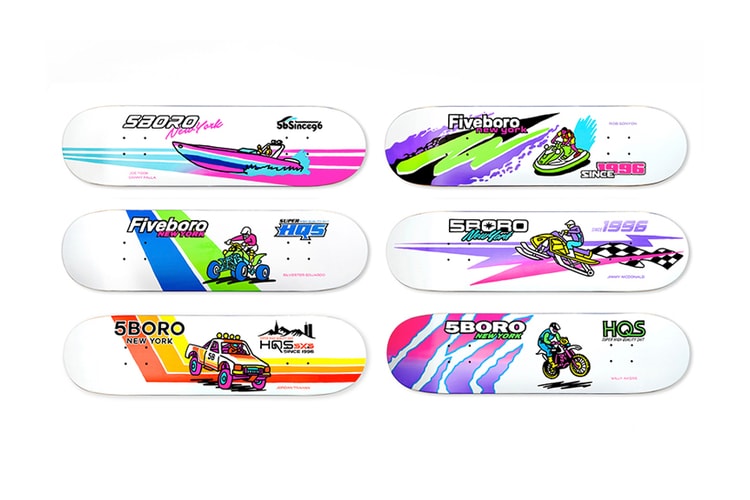 Brendan x 5BORO Collaborate on "5B Moto Series" Decks