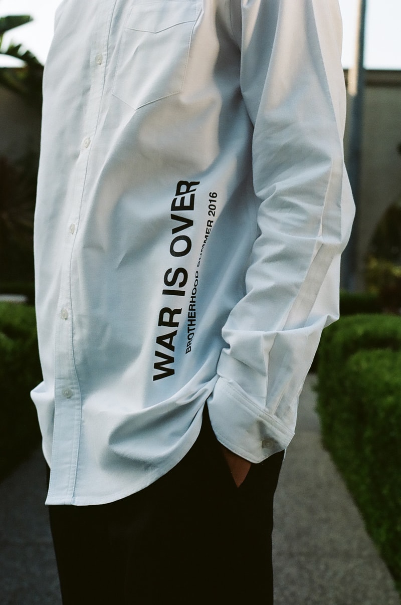 BROTHERHOOD "WAR IS OVER" Lookbook