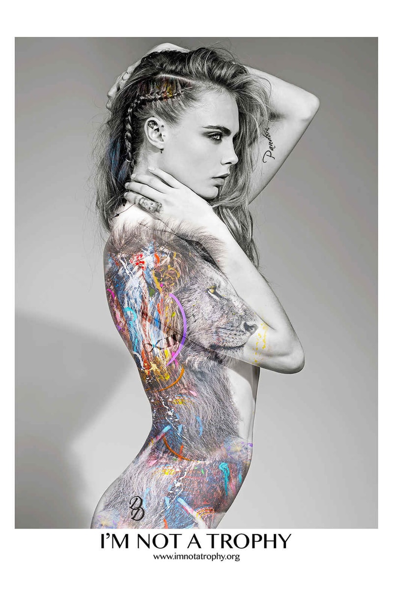Cara Delevingne "I'm Not a Trophy" Campaign