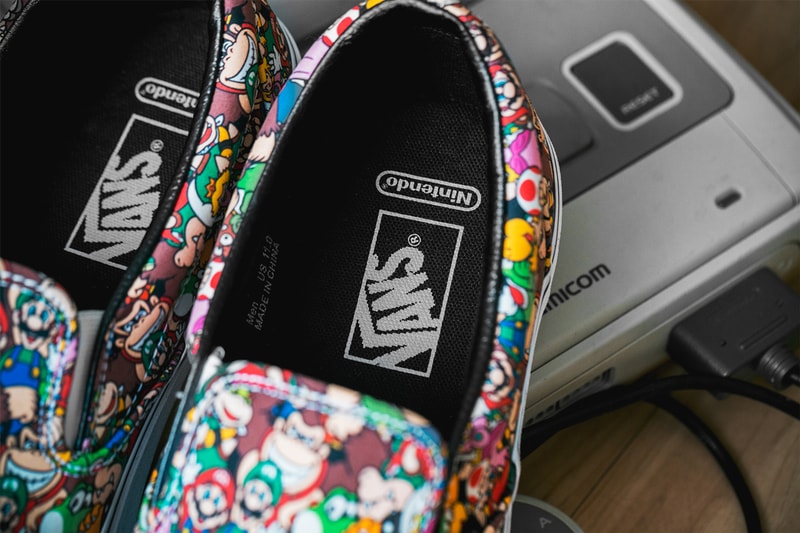 Vans and Nintendo Collaboration Closer Look