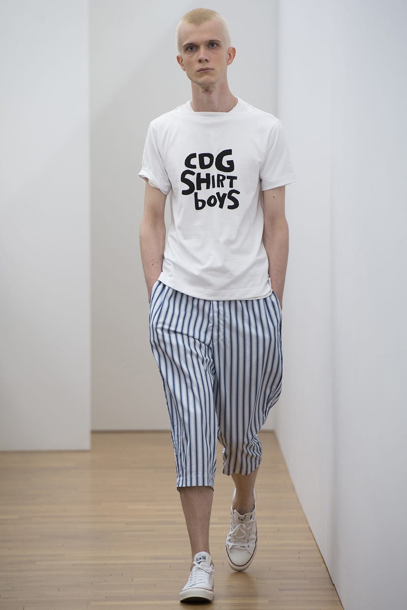 cdg shirt boys