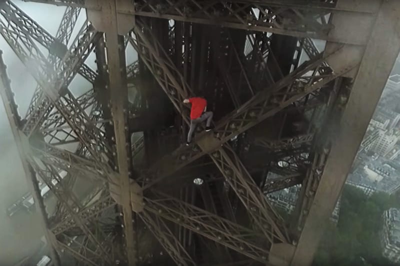 Watch a Pair of Daredevils Climb the Eiffel Tower Without Any Harnesses