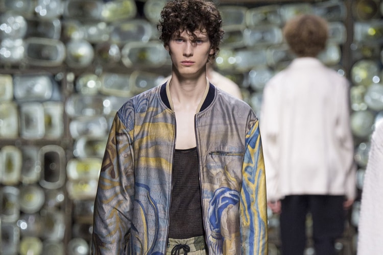 Florals and Camouflage Beautifully Collide in Dries Van Noten's 2017 Spring/Summer Collection
