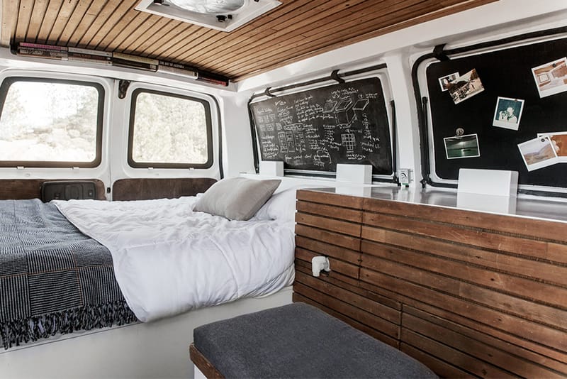 Filmmaker Converts Cargo Van Into a Living Studio Space