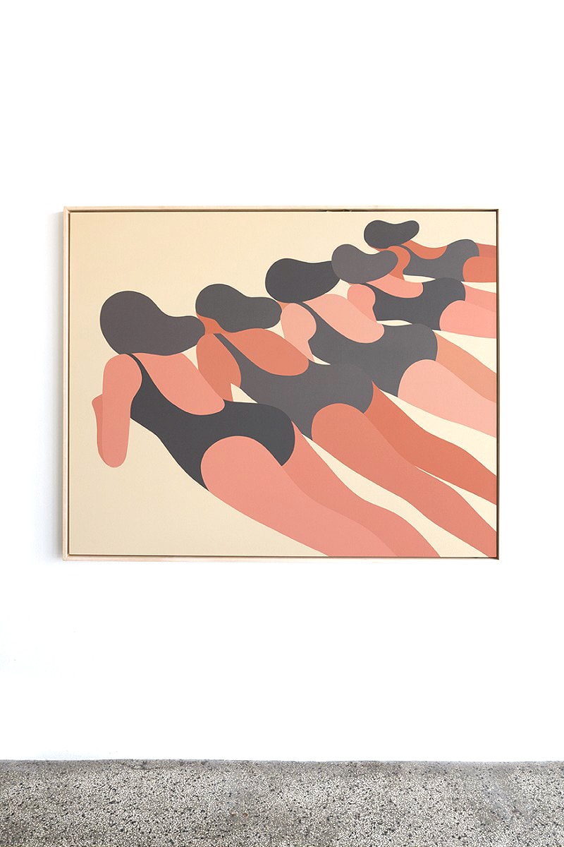 Geoff McFetridge's 'The Quiet of Not Listening' at V1 Gallery