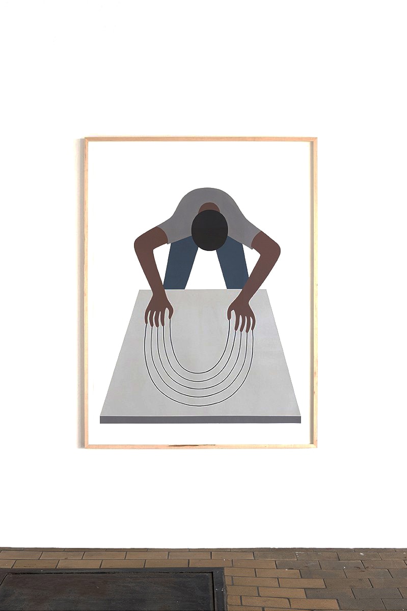 Geoff McFetridge's 'The Quiet of Not Listening' at V1 Gallery